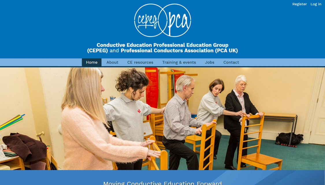 CEPEG website homepage