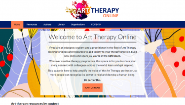 Art Therapy Online website homepage