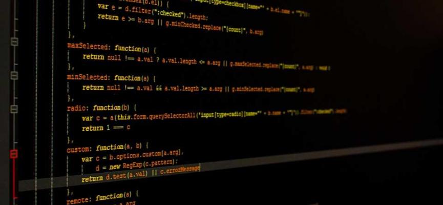 Screenshot of some code
